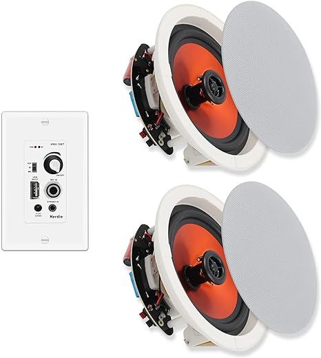 Herdio 6.5 Inch Ceiling Speakers Bluetooth