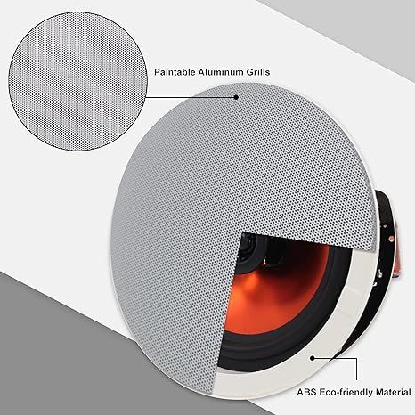 Herdio 6.5 Inch Ceiling Speakers Bluetooth